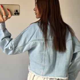 تصویر کت جین زنانه مدل زویا 