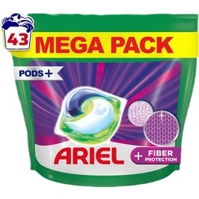 تصویر اریل فایبر اروپایی کپسول لباسشویی ( Ariel All in 1 Pods+ Fiber 43) 