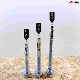 تصویر رول بولت HSA آهن سفید سایز 12 