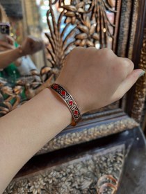 تصویر دستبند مسی کد ۵۰۲۱ - اسلاید 