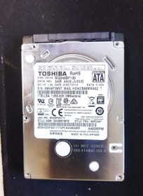 تصویر هارد اورجینال 1 ترابیایت گیگ استوک لپ تاپ ۲.۵ اینچی توشیبا HARD 2.5 " Toshiba 1 TRA