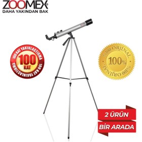 تصویر Zoomex مجموعه تلسکوپ و میکروسکوپ TWMP-0406 - آموزشی آموزنده دانشمند آینده باشید!! 
