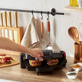 تصویر ساندویچ ساز و گریل هومند Toastbuster 1337H خاکستری Homend Toastbuster 1337H