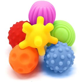 تصویر پوپت توپ حسی 6 عددی 