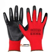 تصویر دستکش نیتریل مونتاژ کاری(کف دست نیتریل) 