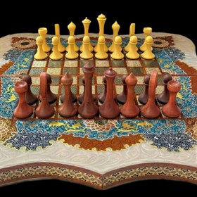 تصویر شطرنج وودی ئاسک مدل Russian chess small 