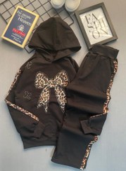 تصویر هودی شلوار دخترانه نیم بگ سایز 45تا65 کد 1005002 