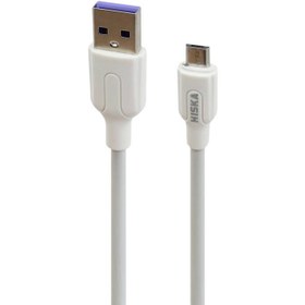 تصویر شارژر دیواری هیسکا مدل H-111Q به همراه کابل تبدیل USB-C 