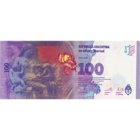 تصویر اسکناس 100 پزو آرژانتین Argentina 100 Pesos Banknote, 2017