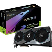 تصویر کارت گرافیک گیگابایت AORUS GeForce RTX 4070 TI SUPER MASTER 16GB 