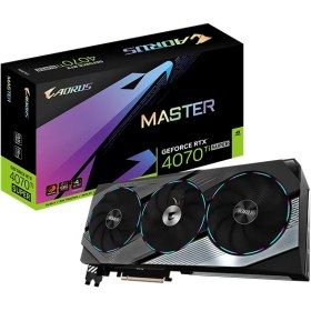 تصویر کارت گرافیک گیگابایت AORUS GeForce RTX 4070 TI SUPER MASTER 16GB 