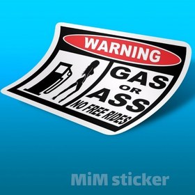 تصویر استیکر GAS OR ASS 