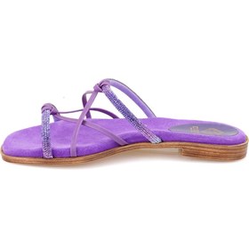 تصویر Desa Grace Purple Woman Slipper Stone Bright 