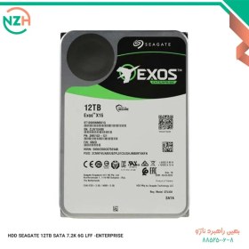 تصویر هارد سرور سیگیت HDD SEAGATE 12TB SATA 7.2K 6G LFF ENTERPRISE | ST12000NM001G 