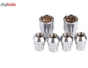 تصویر قفل رینگ چرخ آلسیو مناسب برای خودرو های کیا 