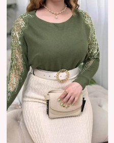 تصویر بلوز بافت مجلسی 