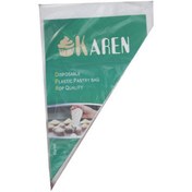 تصویر قیف خامه زن یکبار مصرف کارن (متوسط) 