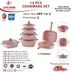 تصویر سرویس قابلمه گرانیتی لایف اسمایل مدل SPF 12 شامل 12 پارچه LIFE SMILE SPF-12 COOKWARE SET