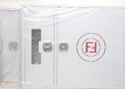 تصویر جعبه آتش نشانی دوقلو غیر استاندارد سایز 90 * 70 F با هوزریل 