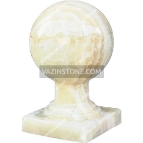 تصویر گوی سنگی با پایه 