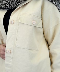 تصویر شکت دو جیب کتان M31812 