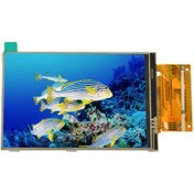 تصویر نمایشگر 4 اینچ TFT LCD رنگی به همراه تاچ اسکرین با درایور ILI9488 