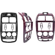 تصویر قاب مانیتور هیوندا ورنا طرح چوب 2004-1999 HYUNDAI VERNA Stereo Frame Wood Type