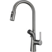 تصویر شیر ظرفشویی دو منظوره هایشین مدل 545 با تصفیه دکمه‌ای و ۳ حالت پاشش آب 