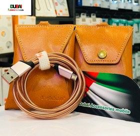 تصویر کابل شارژ کیفی DEKKIN با روکش فلزی و مقاوم - میکرو ا Cable Charge With Bag DEKKIN Cable Charge With Bag DEKKIN