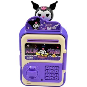 تصویر قلک مدل گاوصندوق کرومی موزیک دار 