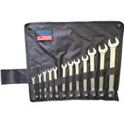 تصویر مجموعه 12 عددی آچار یکسر تخت و یک سر رینگی سایز6تا22 ادلر ADLER GERMANY با ضمانت تعویض 