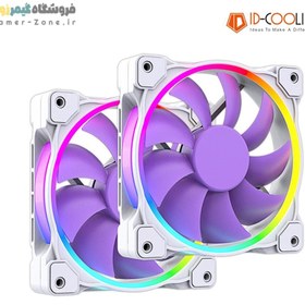 تصویر فن کیس آی دی کولینگ مدل ID-COOLING ZF-12025-PURPLE ARGB PWM 12CM Cooling Fan for CPU Cooler/Computer Case 