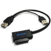 تصویر تبدیل USB TO SATA پاوردار DTECH 