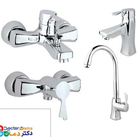 تصویر شیرالات راسان مدل پاپیون Rasan faucets, bow tie model