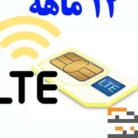 تصویر سیم کارت FD-Lte ایرانسل بهمراه اینترنت ۱۲ ماهه تک نت 