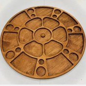 تصویر سینی چوبی چرخان شات خوری اندازه ۵۰‎ 