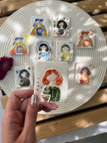 تصویر مگنت دخترانه 