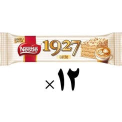 تصویر ویفر شکلاتی 12 عددی لاته نستله 1927 Nestle 