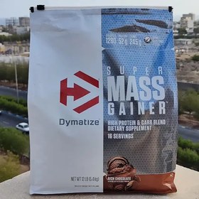 تصویر گینر سوپر مس دایماتیز ۵/۵ کیلو اورجینال SUPER MASS GAINER DYMATIZE 12 LB