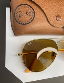 تصویر عینک آفتابی ریبن خلبانی مدل Ray ban RB3689 طلایی 