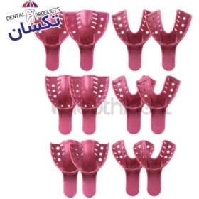 تصویر تری قالب گیری فک کامل تکسان – 12 عددی 