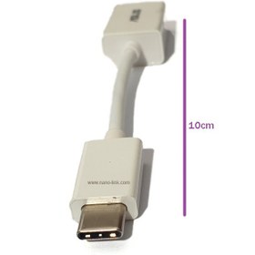 تصویر تبدیل Asus OTG Type-C To USB 5cm Asus USB To Type-C OTG Adapter