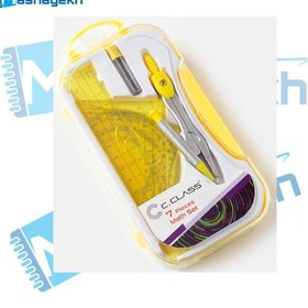 تصویر ست پرگار سی کلاس کد CS-313-M بسته ی 8 عددی 