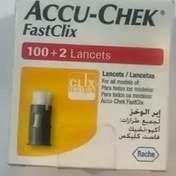 تصویر سوزن تست قند خون اینستنت 6پر اکیوچک 102 سوزن Accu Chek Instant Fast Clix 102pcs 