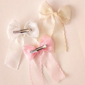 تصویر گیره دنباله دار حریر 