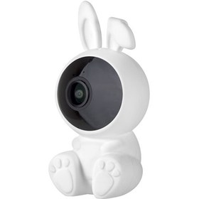 تصویر دوربین بی سیم مراقبت از کودک پاورولوژی مدل PSWBCWH Powerology PSWBCWH Wi-Fi Baby Camera Monitor Your Child in Real-Time - White