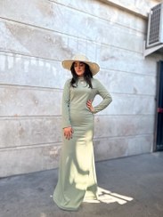 تصویر پیراهن مجلسی ماکسی کریپ 