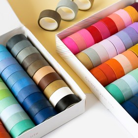 تصویر چسب واشی 6تایی رنگی 