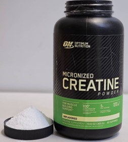 تصویر پودر کراتین مونوهیدرات میکرونیزه 300 گرمی اپتیموم نوتریشن optimum nutrition (on) micronized creatine powder