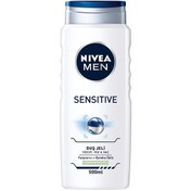 تصویر شامپو سنسیتیو مردانه نیوآ ۲۵۰ میلی لیتر سه کاره ا Nivea Men shower gel sensitive 3 in 1 , body, face , hair 250ml Nivea Men shower gel sensitive 3 in 1 , body, face , hair 250ml